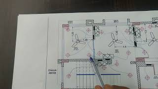 How to read electrical plan layout in hindi easy way | Plan layout ke hisab se house wiring