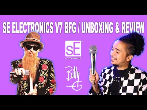 sE Electronics V7 BFG Unboxing and Review (Billy Gibbons Signature edition)