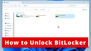 How to Unlock BitLocker Drive in Windows 11 | Windows 10