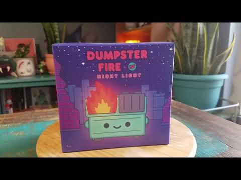Dumpster Fire Night Light 100% Soft Vinyl Figure Review