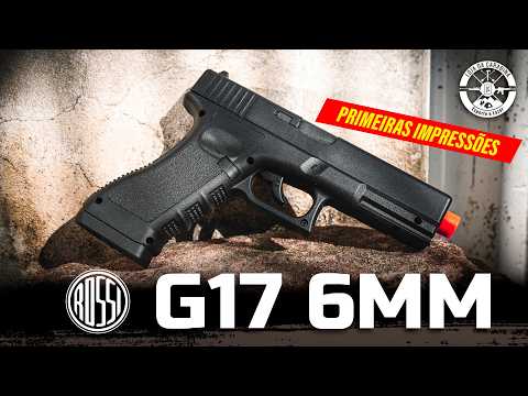 NOVIDADE! Pistola Airgun Rossi Glock G17 6mm Esfera de Aço