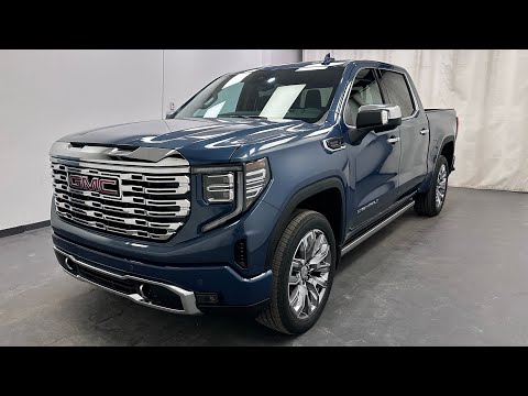 2026 GMC Sierra 1500 Crew Cab Short Box 4-Wheel Drive Denali in Blue for sale at Davis GMC Buick Lethbridge in Lethbridge, AB