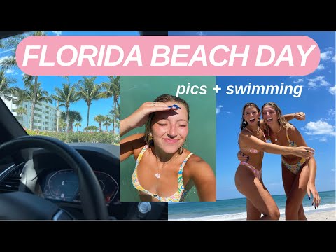 Florida beach day vlog with friends :)