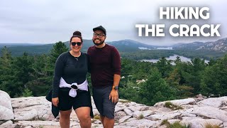 Hiking THE CRACK in Killarney Provincial Park | Cross Canada Van Life Road Trip | Vanlife Canada