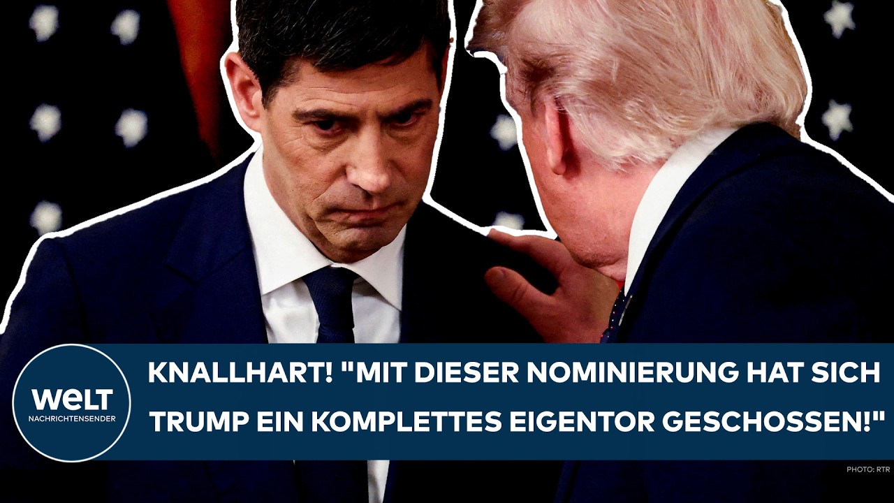 USA: Knallhart! "Mit der Nominierung von Warsh hat sich Trump ein komplettes Eigentor geschossen!"