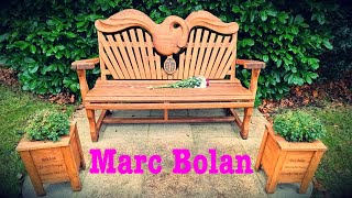 Marc Bolan Final resting place and the memorial plaques after.