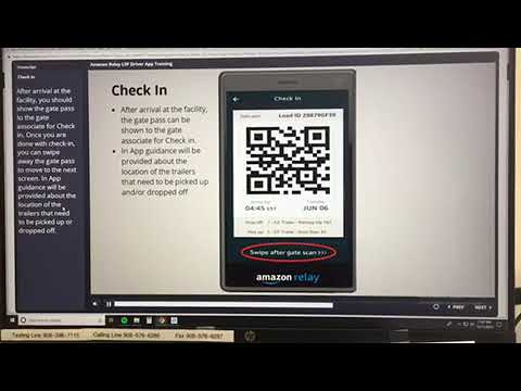 Part of a video titled How to use Amazon Relay App - YouTube