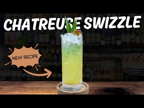 How to make an Chartreuse Swizzle 👉 with a NEW Twist you SHOULD try
