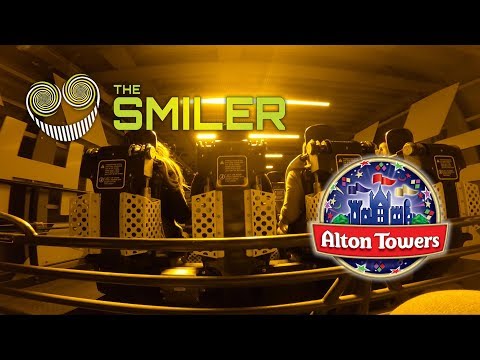 The Smiler Alton Towers resort POV In The Dark 4k
