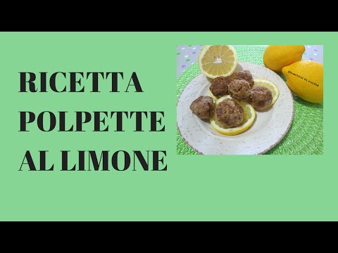 Ricetta Polpette al limone ❤️ Divertirsi in cucina
