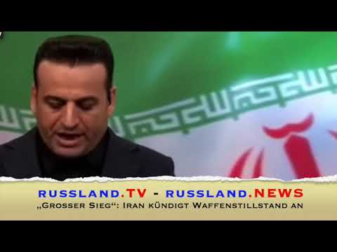 „Großer Sieg“: Iran kündigt Waffenstillstand an