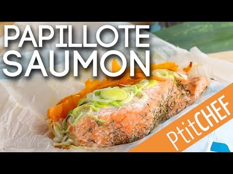 Recette Saumon en papillote