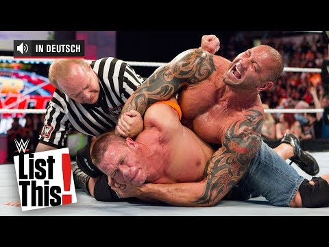 7 in Vergessenheit geratene Aufgabegriffe - WWE List This! (DEUTSCH)