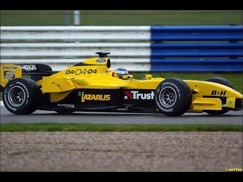 2004 February 2 - Jordan EJ14 maiden test by Nick Heidfeld @ Silverstone