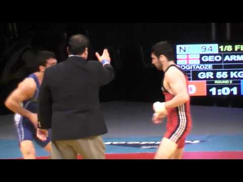 EM2011 RINGEN GOGITADZE (GEO) - AMOYAN (ARM) 55KG GRECO ROMAN