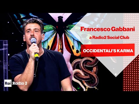 Francesco Gabbani dal vivo a Radio2 Social Club - "Occidentali's Karma"