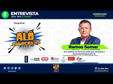 🔴​ ENTREVISTA | RAMOS SOMAR, PRÉ-CANDIDATO A DEPUTADO ESTADUAL DE GOIÁS
