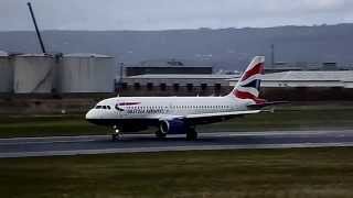 preview picture of video 'Belfast City Airport March 2014 HD'