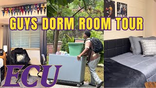 RA's SINGLE ROOM - COLLEGE GUY DORM ROOM TOUR, MOVE IN DAY, AND SETUP 25'