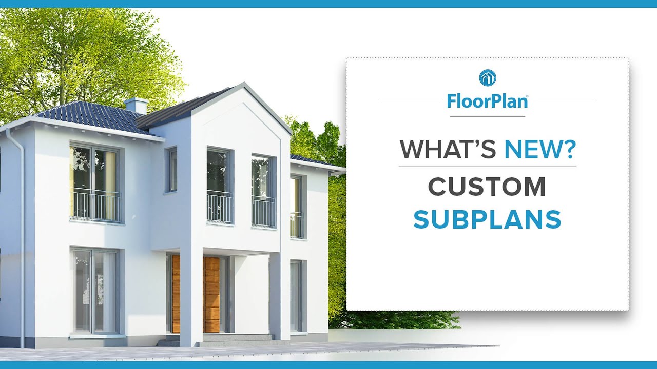 What's New in FloorPlan 2024? Custom SubPlans
