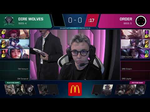 OPL 2019 - Split 2 Gauntlet Day 1 Game 1 - DW vs. ORD