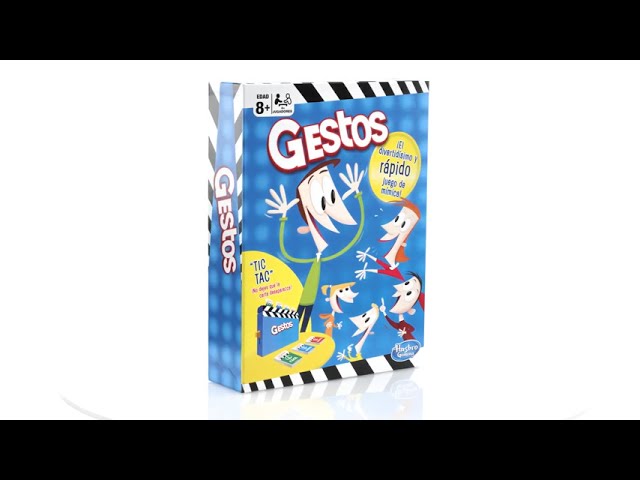 Vídeo relacionado con Hasbro Gaming Juego Gestos, Juego de Mímica para 4 o más Jugadores, Incluye Claqueta y Cartas Personalizables