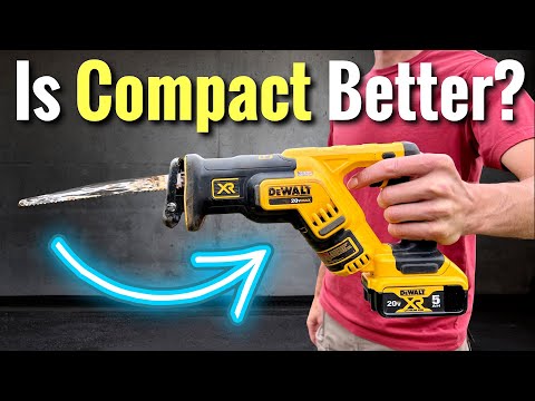 How this DeWalt Compact Reciprocating Saw 20V Works
