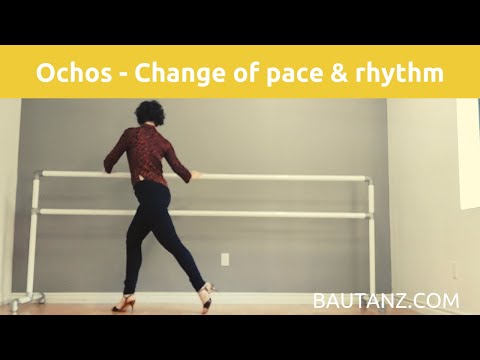 Argentine Tango Technique Ochos - Change of Pace and Rhythm