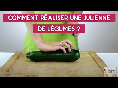 Comment réaliser une julienne de légumes ?