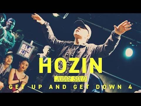 HOZIN | Popping Judge solo | GET UP AND GET DOWN 4