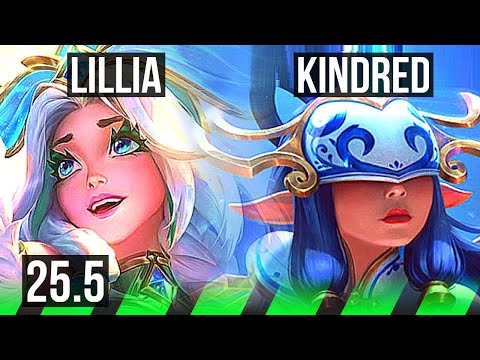 LILLIA vs KINDRED (JGL) | 14/1/7, Legendary | KR Master | 25.5