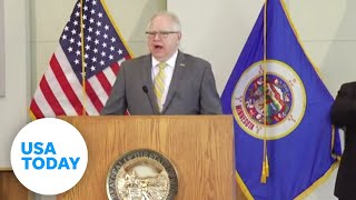 Minnesota Gov. Tim Walz speaks following days of volatile protests in Minneapolis | USA TODAY