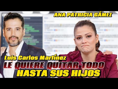 Luis Carlos Martinez wants to take everything from Ana Patricia Gamez, even her children.