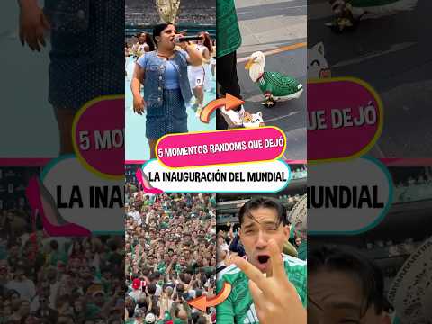 5 Momentos randoms que dejó la inauguración del Mundial