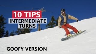 #24 Snowboard intermediate - Snowboarding tips to improve intermediate turns, part 2