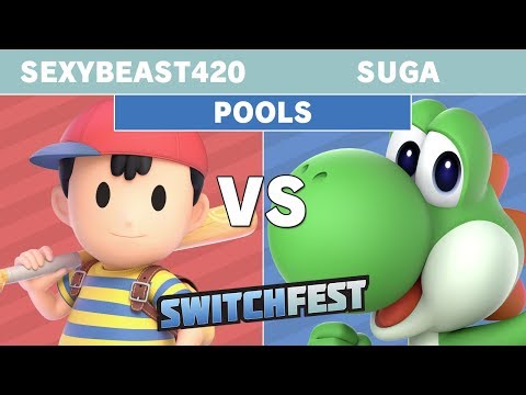 Switchfest 2019 - SexyBeast420 (Ness) VS W8 | Suga (Yoshi) - Smash Ultimate - Pools