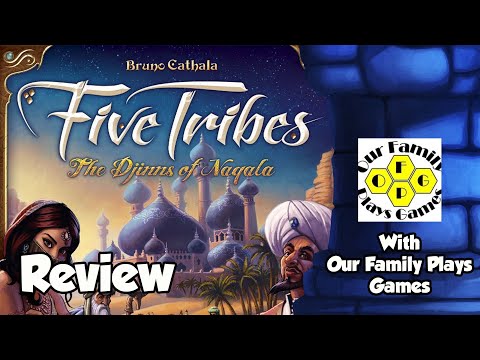 Five Tribes Review - with Our Family Plays Games