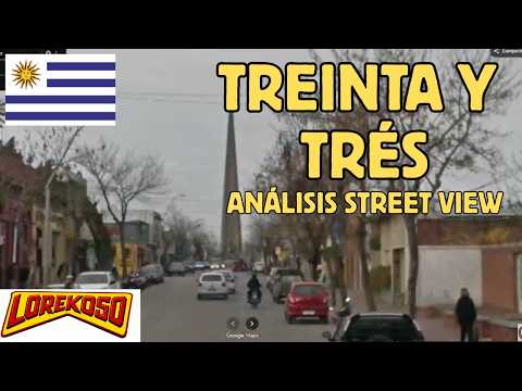 Analizando Street View TREINTA Y TRES - Departamento de Treinta y Tres, URUGUAY