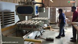MÁY KHOAN LẮC MỘNG 10 ĐẦU | WM-52CNC| WOODMASTER