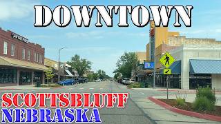 Scottsbluff - Nebraska - 4K Downtown Drive
