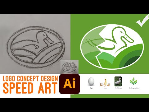 How To Make monogram logo design illustrator LOGO DESIGN TUTORIAL