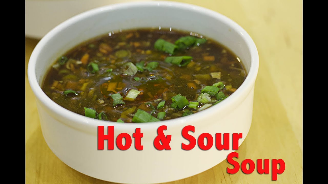 Veg Hot & Sour Soup by chef Harpal Singh