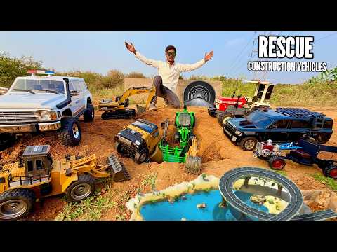 RC Bunker Tunnel Rescue Heavy Vehicles Trucks & Cars Collapsed – Chatpat toy tv