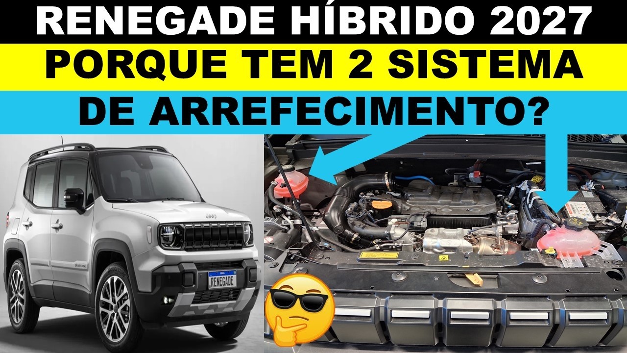 Renegade Híbrido 2027 tem 2 sistema de arrefecimento? Porque tem 2 reservatório de aditivo?