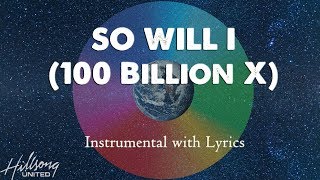 SO WILL I  (Hillsong United) - Acoustic Instrumental [Piano Karaoke with Lyrics]