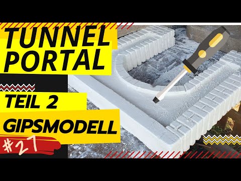 Our LGB Garden Railway, Episode 27, Creation of the G Gauge Tunnel Portal, Part 2: Plaster Model