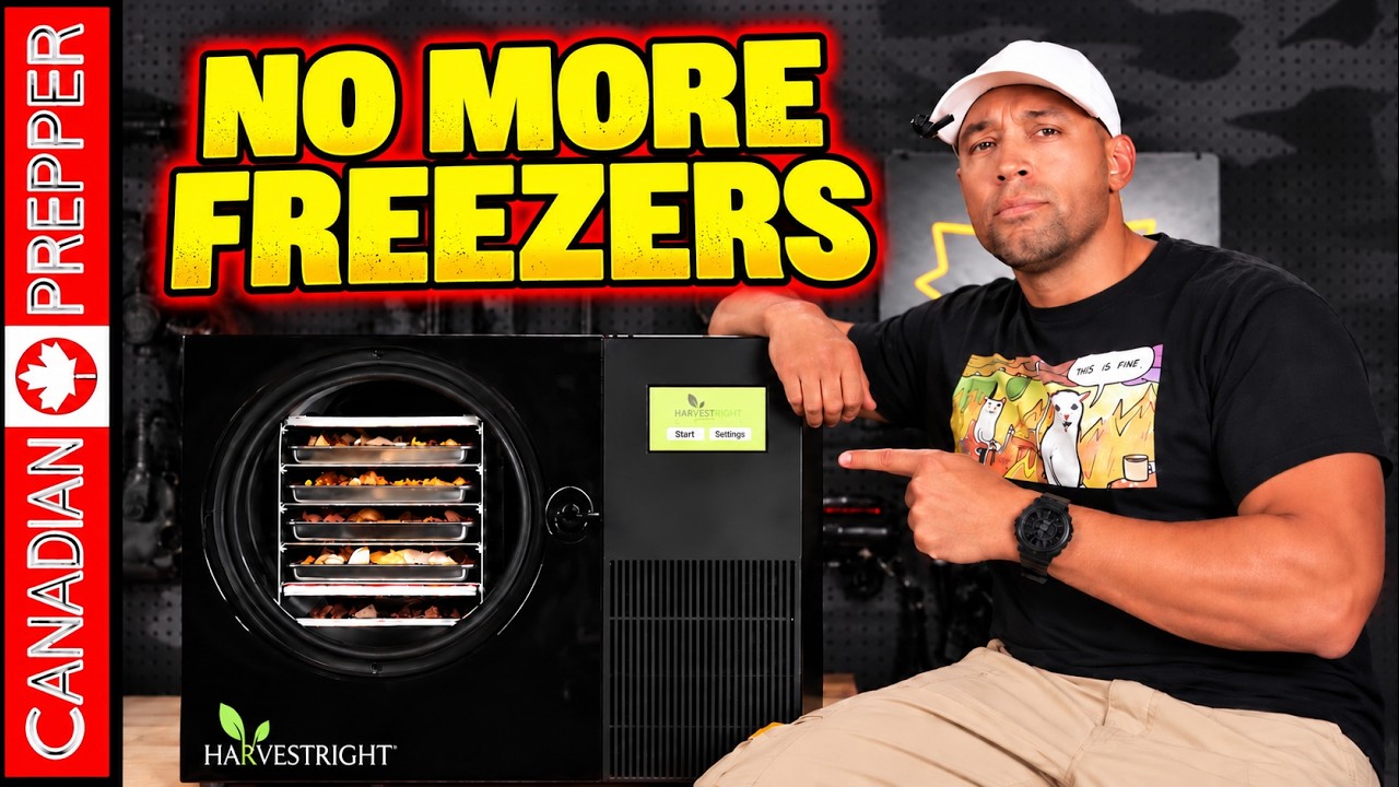 NEW! Countertop Freeze Dryer: GAME CHANGER for 25-Year Food Storage! Harvest Right