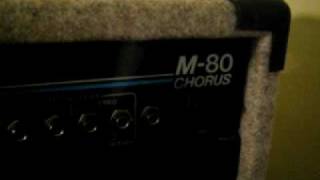 Video thumbnail for Fender M-80 Chorus 90 watt guitar amp by CigarBGuitarefx