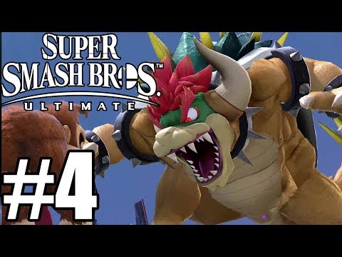 Super Smash Bros Ultimate Adventure Mode - Gameplay Walkthrough Part 4 - Giga Bowser Boss ( 100%)