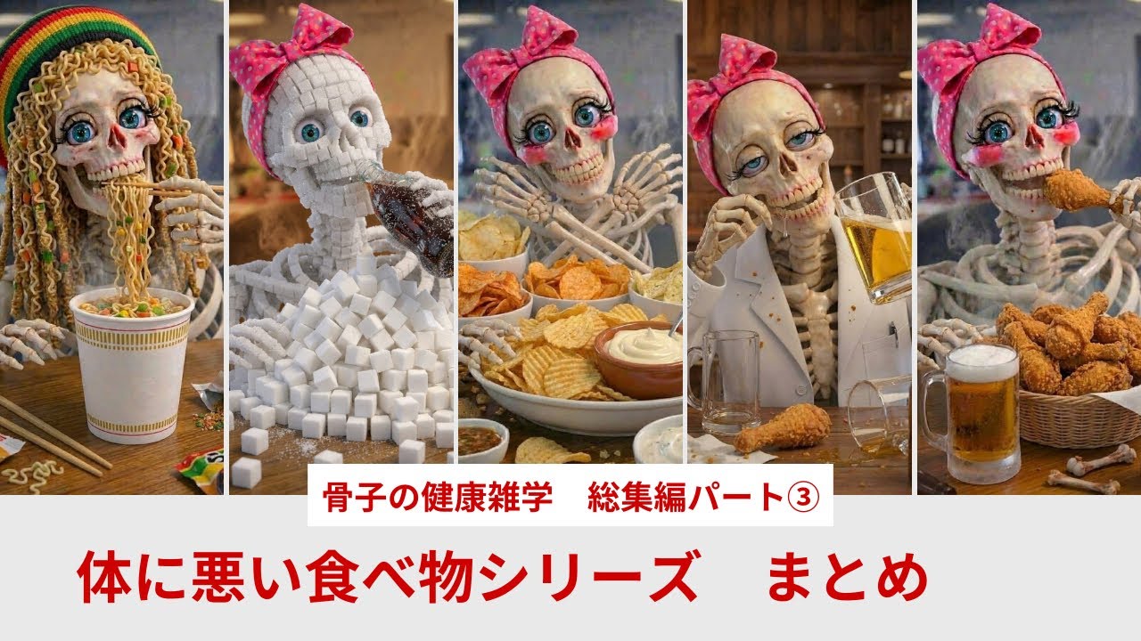 【骨子の健康雑学総集編】体に良い食べ物まとめ